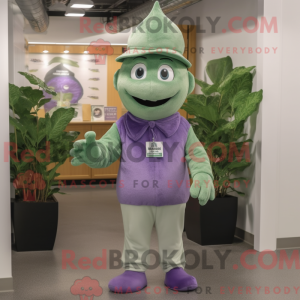 Lavendel spinat maskot...