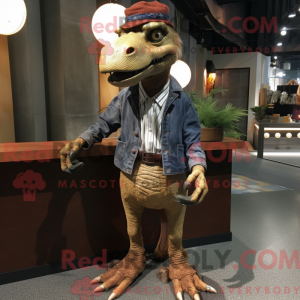 Máscara de Deinonychus com...