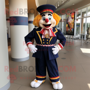 Navy Clown mascotte kostuum...