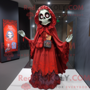 Máscara Red Undead com...