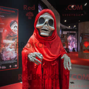 Máscara Red Undead com...