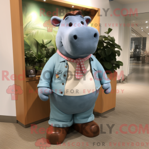 Hippopotamus mascot costume...