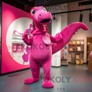 Disfraz de mascota Magenta...