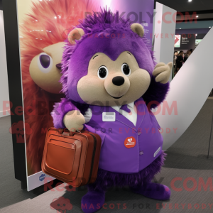 Lilla Hedgehog maskot...
