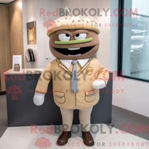 Beige Burgers maskot...