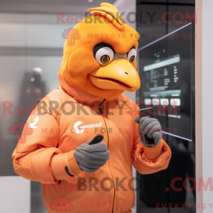 Peach Chicken Maskottchen...
