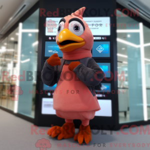 Peach Chicken mascot...
