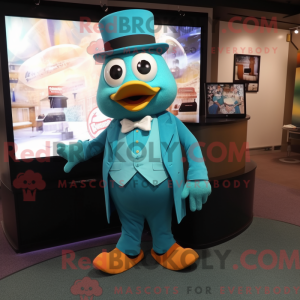 Disfraz de mascota de Teal...