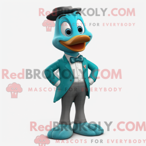 Teal Television mascot...