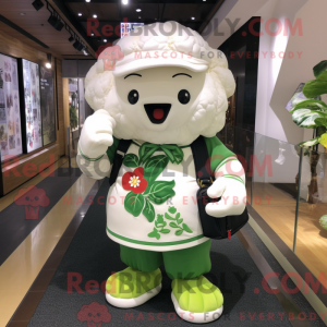 Bloemkool mascottekostuum...