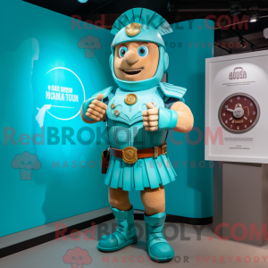 Turquoise Romeinse soldaat...