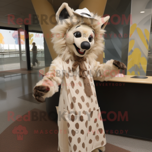 Crème Hyena mascotte...