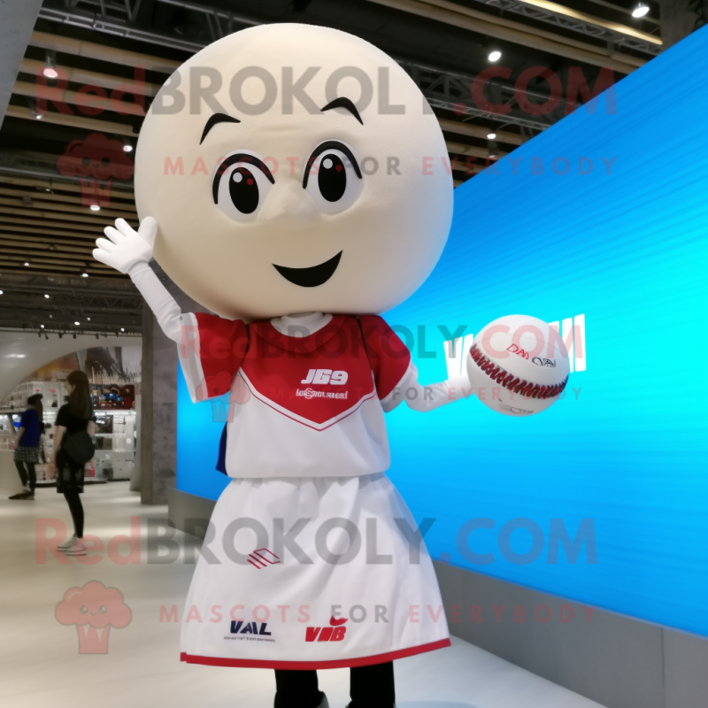 nan Volleyball Ball mascot costume character dressed with a Blouse and Lapel pins nan Volleyball Ball mascot costume character dressed with a Blouse and Lapel pins