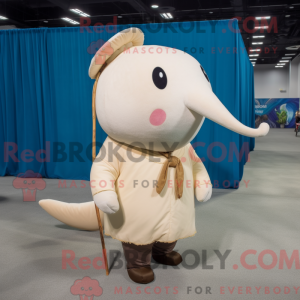Costume mascotte de narval...