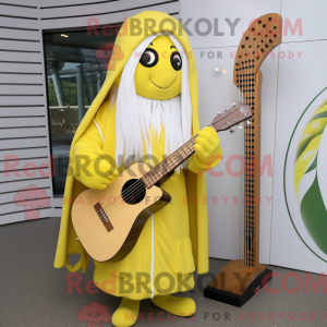 Lemon Yellow Celtic Harp...