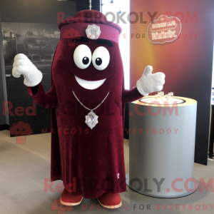 Maroon forlovelsesring...
