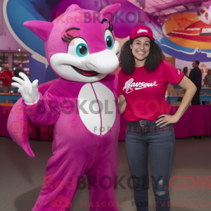 Disfraz de mascota Magenta...