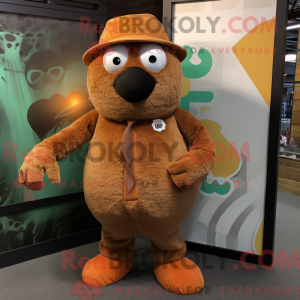 Rust Kiwi maskot kostume...