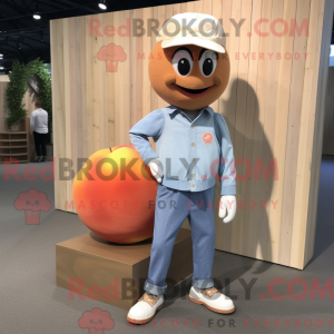 Peach Plum mascottekostuum...