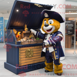 Maskotdraktfigurat Navy...
