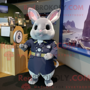 Navy Chinchilla mascot...