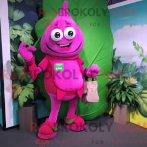 Magenta Beanstalk mascot...