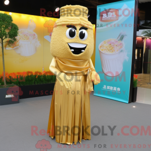 Gold Pad Thai Maskottchen...