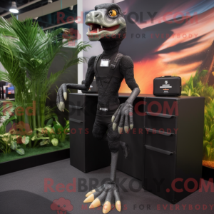 Sort Deinonychus maskot...