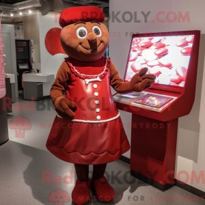 Red Chocolates maskot...