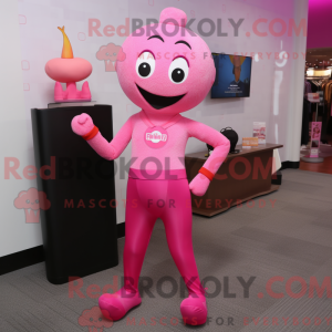 Pink Pink maskot kostume...