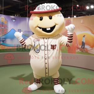 Cream Beet mascot costume...