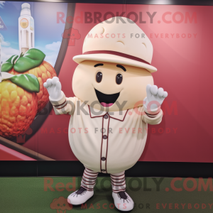 Cream Beet mascot costume...