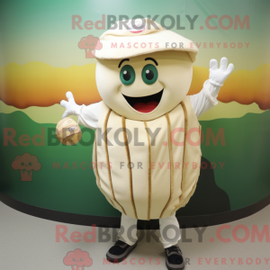 Cream Beet mascottekostuum...