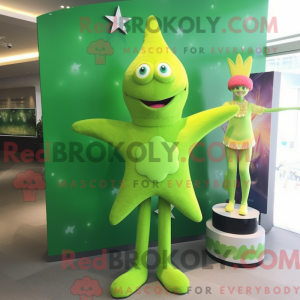 Lime Green Starfish...