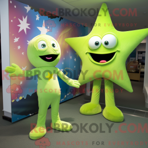Lime Green Starfish...