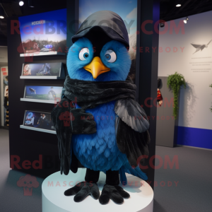 Blue Blackbird mascotte...