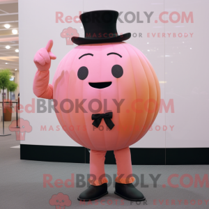 Pink græskar maskot kostume...