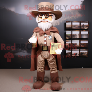 Mascotte de soldat marron...
