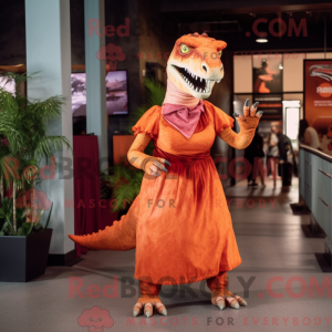 Rust Tyrannosaurus maskot...