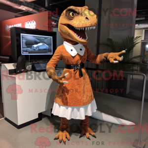 Rust Tyrannosaurus maskot...
