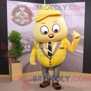 Citrongul kartoffel maskot...