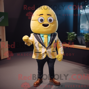 Citrongul kartoffel maskot...