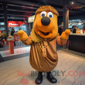 Tan Currywurst mascotte...