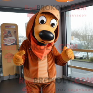 Tan Currywurst mascotte...