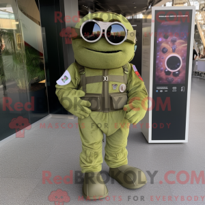 Olive Astronaut mascot...