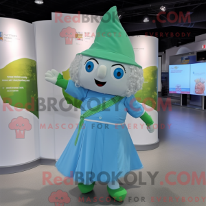 Sky Blue Irish Flag maskot...