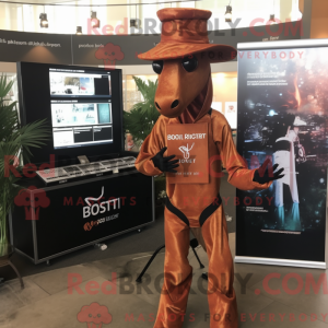 Rust Mare maskotdraktfigur...