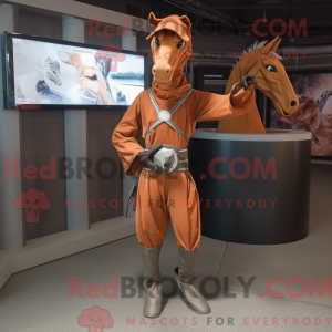 Rust Mare maskotdraktfigur...