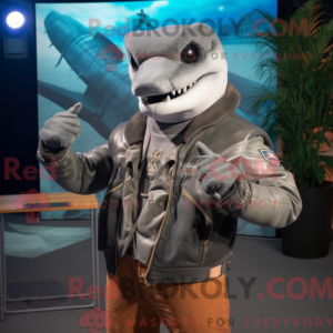 Personaggio mascotte pesce...