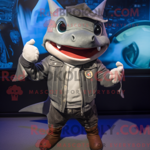 Gray Swordfish mascot...